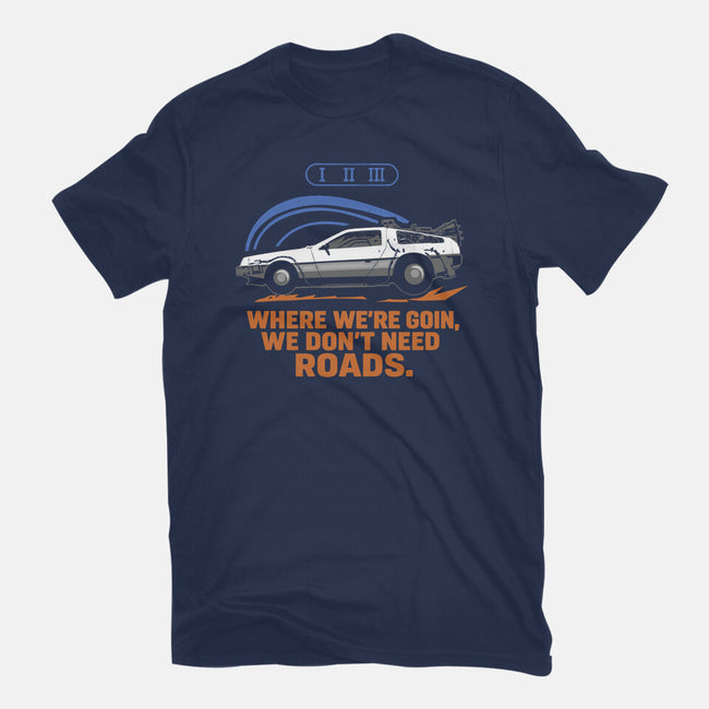 Don't Need Roads-Womens-Fitted-Tee-Andriu