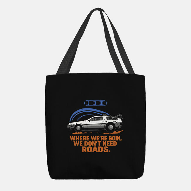 Don't Need Roads-None-Basic Tote-Bag-Andriu