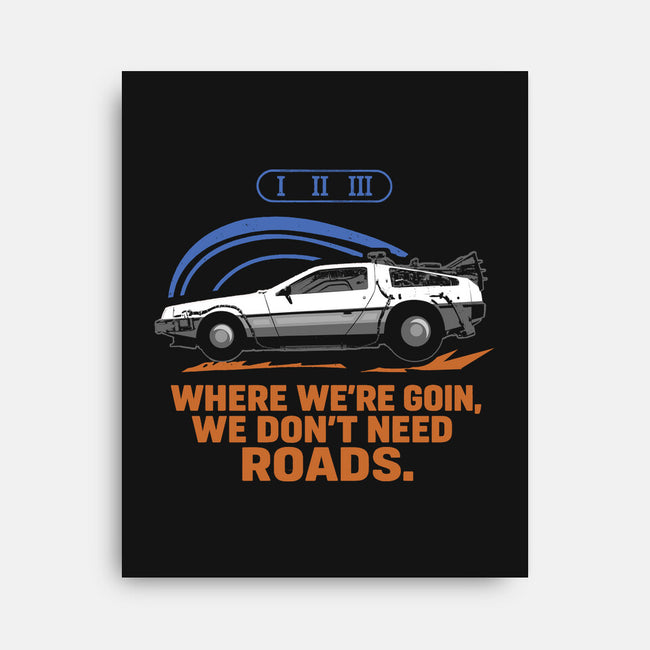 Don't Need Roads-None-Stretched-Canvas-Andriu