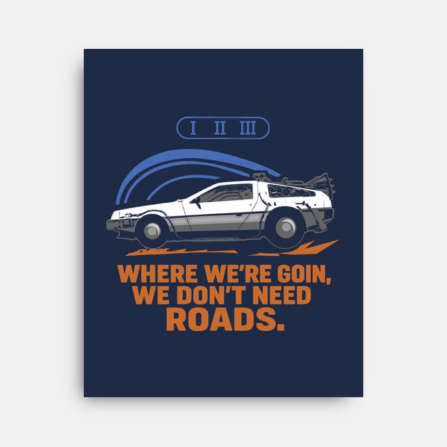 Don't Need Roads-None-Stretched-Canvas-Andriu