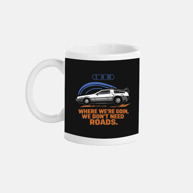 Don't Need Roads-None-Mug-Drinkware-Andriu