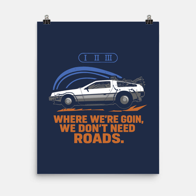 Don't Need Roads-None-Matte-Poster-Andriu