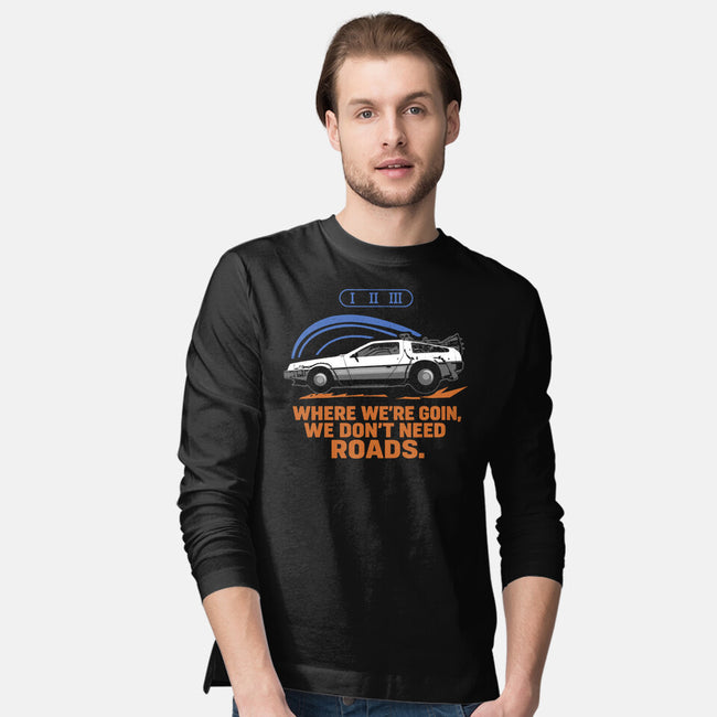 Don't Need Roads-Mens-Long Sleeved-Tee-Andriu