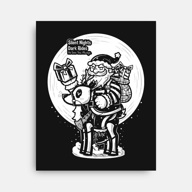 Silent Nights Dark Rides-None-Stretched-Canvas-krisren28