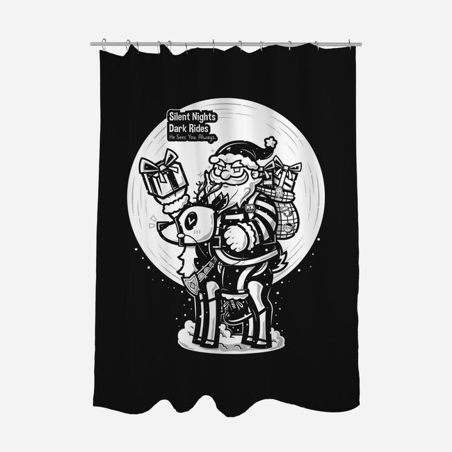 Silent Nights Dark Rides-None-Polyester-Shower Curtain-krisren28