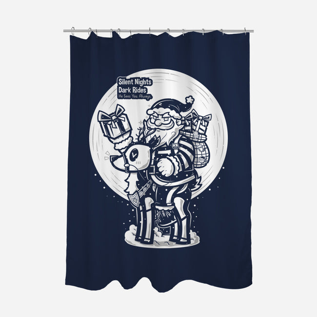 Silent Nights Dark Rides-None-Polyester-Shower Curtain-krisren28