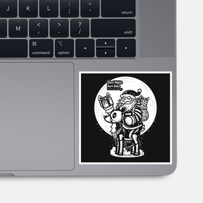 Silent Nights Dark Rides-None-Glossy-Sticker-krisren28