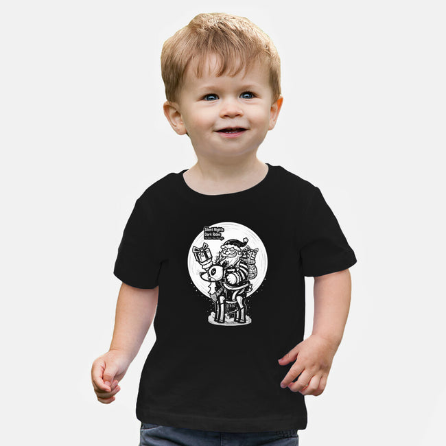 Silent Nights Dark Rides-Baby-Basic-Tee-krisren28