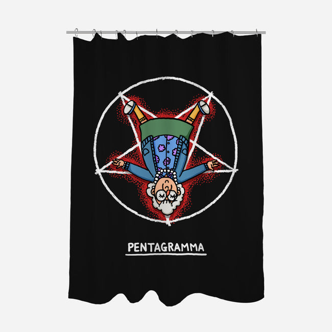 Pentagramma-None-Polyester-Shower Curtain-rodrigobhz