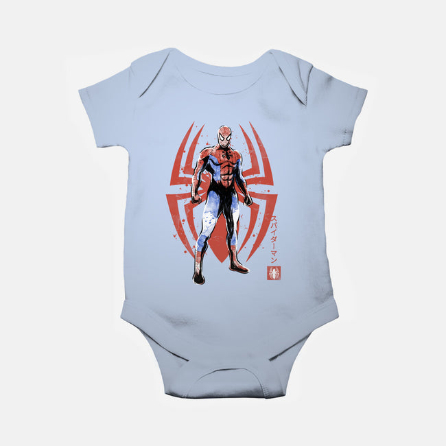 The Human Spider Sumi-e-Baby-Basic-Onesie-Astrobot Invention