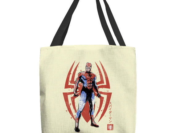 The Human Spider Sumi-e