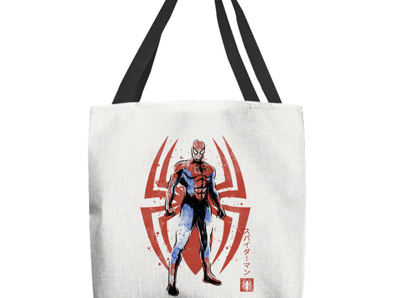 The Human Spider Sumi-e