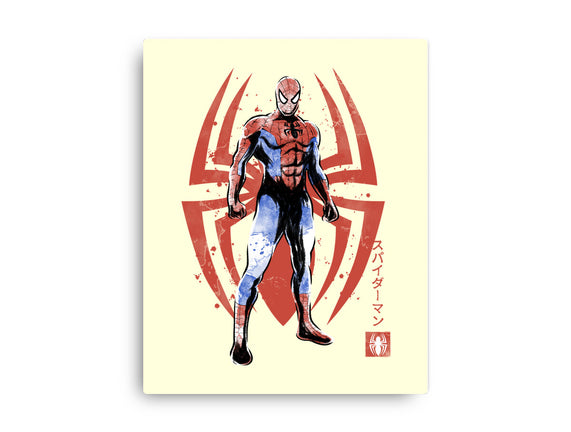 The Human Spider Sumi-e