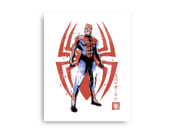 The Human Spider Sumi-e