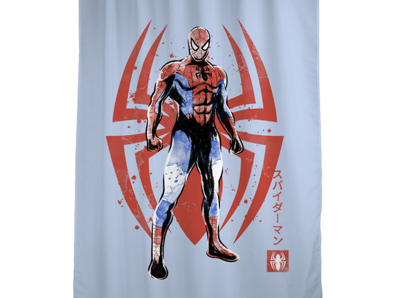 The Human Spider Sumi-e