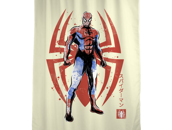 The Human Spider Sumi-e