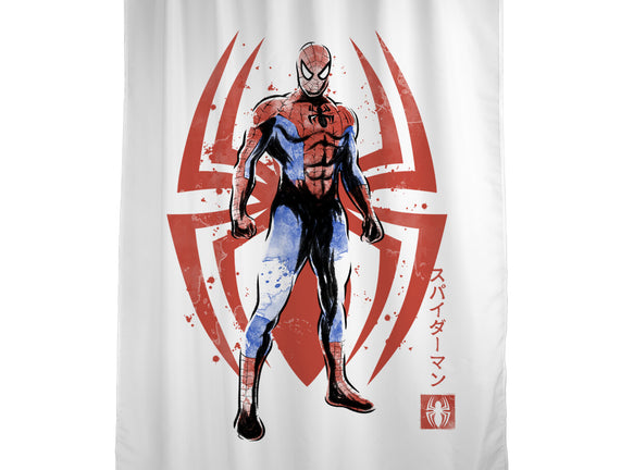 The Human Spider Sumi-e