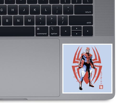 The Human Spider Sumi-e