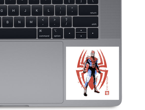 The Human Spider Sumi-e