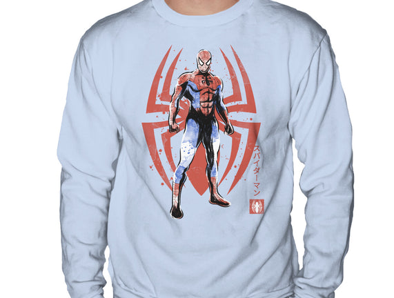 The Human Spider Sumi-e