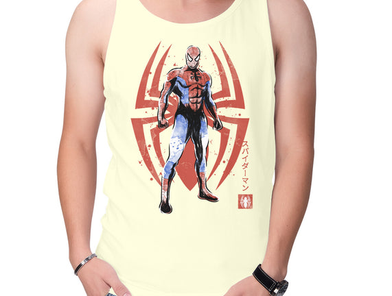 The Human Spider Sumi-e