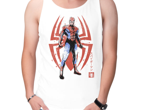 The Human Spider Sumi-e