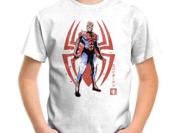 The Human Spider Sumi-e