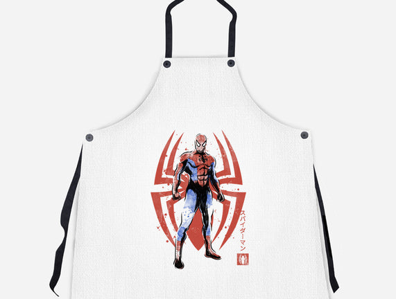 The Human Spider Sumi-e