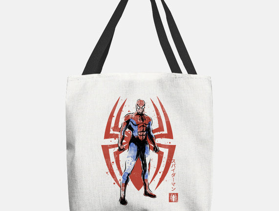 The Human Spider Sumi-e