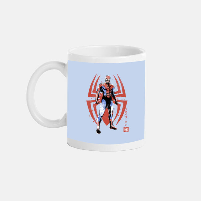 The Human Spider Sumi-e-None-Mug-Drinkware-Astrobot Invention