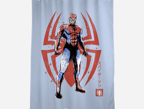 The Human Spider Sumi-e