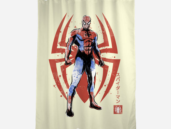 The Human Spider Sumi-e