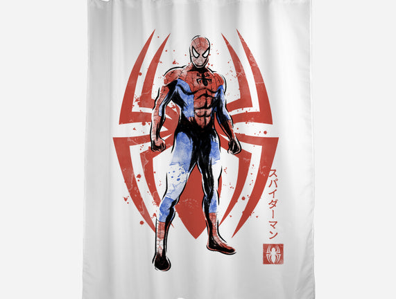 The Human Spider Sumi-e