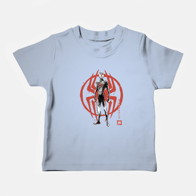 Shadow-Spider Sumi-E-Baby-Basic-Tee-Astrobot Invention