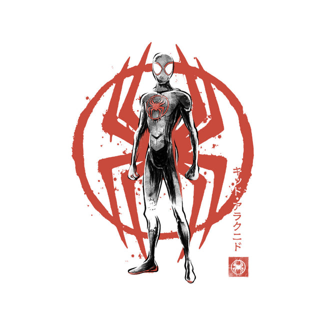 Shadow-Spider Sumi-E-Unisex-Basic-Tee-Astrobot Invention