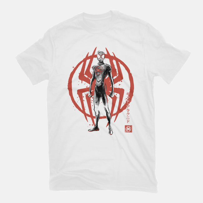 Shadow-Spider Sumi-E-Womens-Basic-Tee-Astrobot Invention