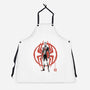 Shadow-Spider Sumi-E-Unisex-Kitchen-Apron-Astrobot Invention