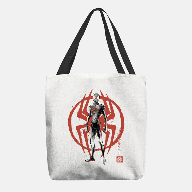 Shadow-Spider Sumi-E-None-Basic Tote-Bag-Astrobot Invention