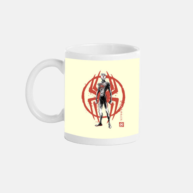 Shadow-Spider Sumi-E-None-Mug-Drinkware-Astrobot Invention