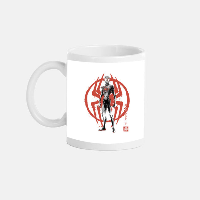 Shadow-Spider Sumi-E-None-Mug-Drinkware-Astrobot Invention