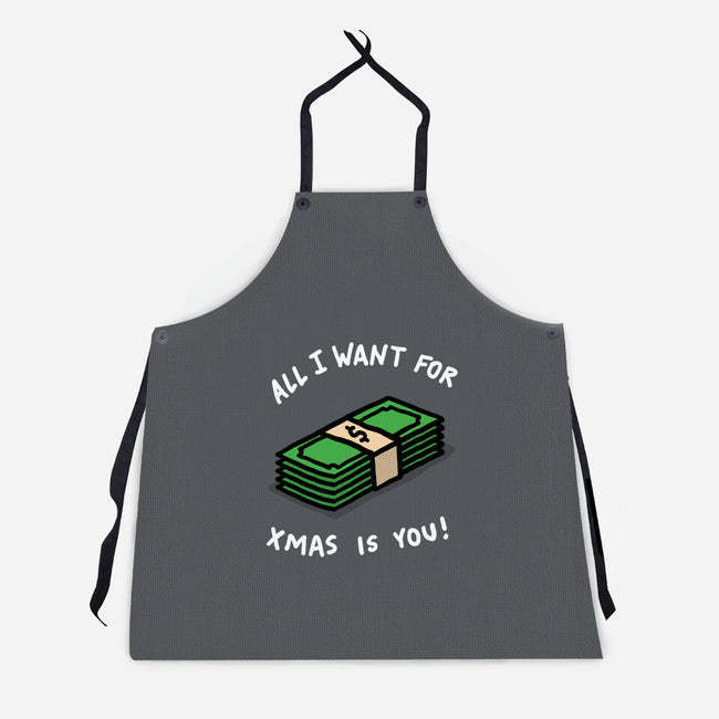 All I Want For Xmas Is-Unisex-Kitchen-Apron-rodrigobhz