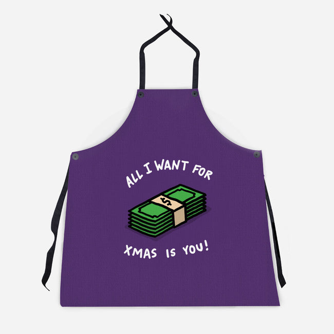 All I Want For Xmas Is-Unisex-Kitchen-Apron-rodrigobhz