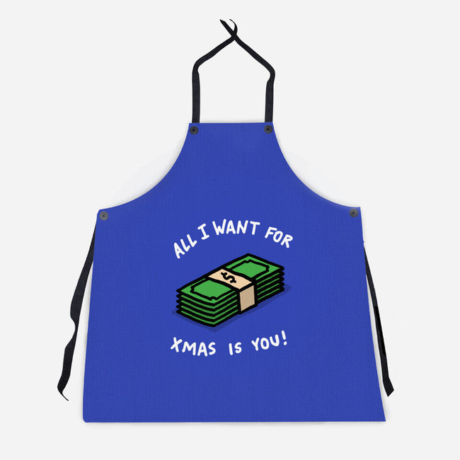 All I Want For Xmas Is-Unisex-Kitchen-Apron-rodrigobhz