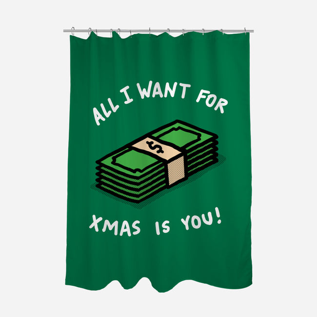 All I Want For Xmas Is-None-Polyester-Shower Curtain-rodrigobhz