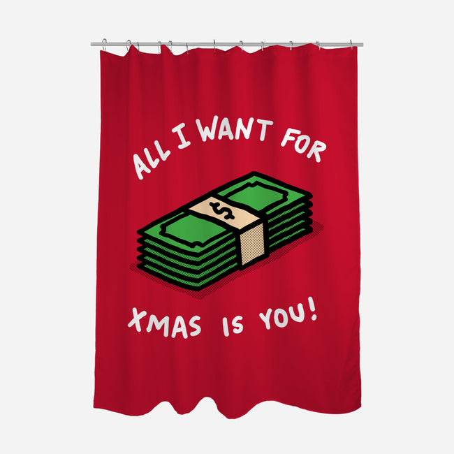 All I Want For Xmas Is-None-Polyester-Shower Curtain-rodrigobhz