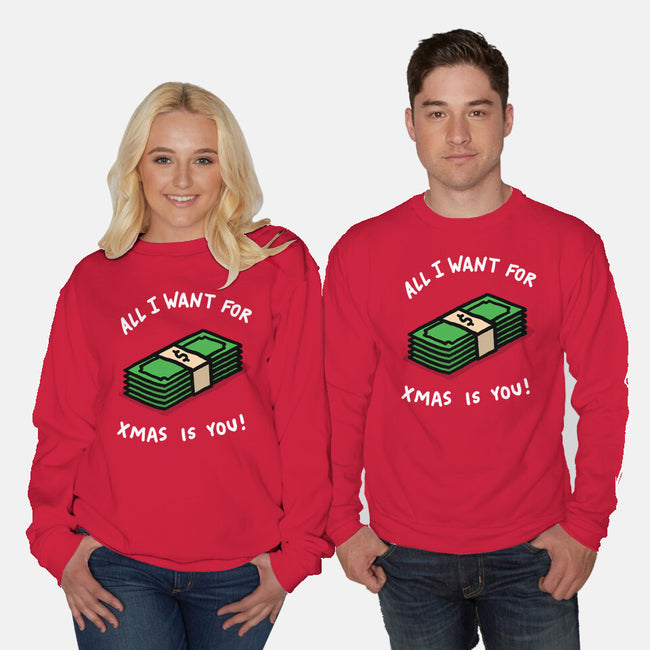 All I Want For Xmas Is-Unisex-Crew Neck-Sweatshirt-rodrigobhz