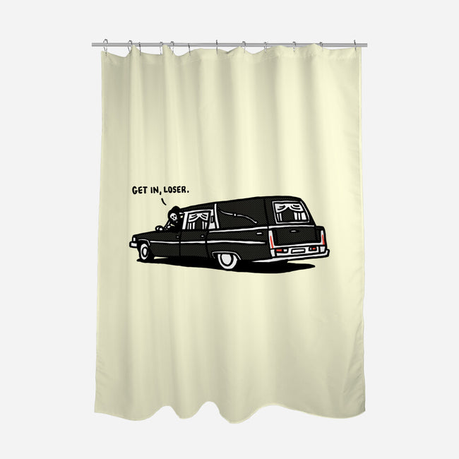 Get In Loser-None-Polyester-Shower Curtain-rodrigobhz