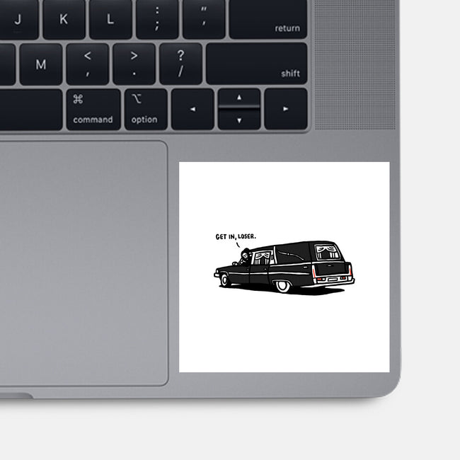 Get In Loser-None-Glossy-Sticker-rodrigobhz