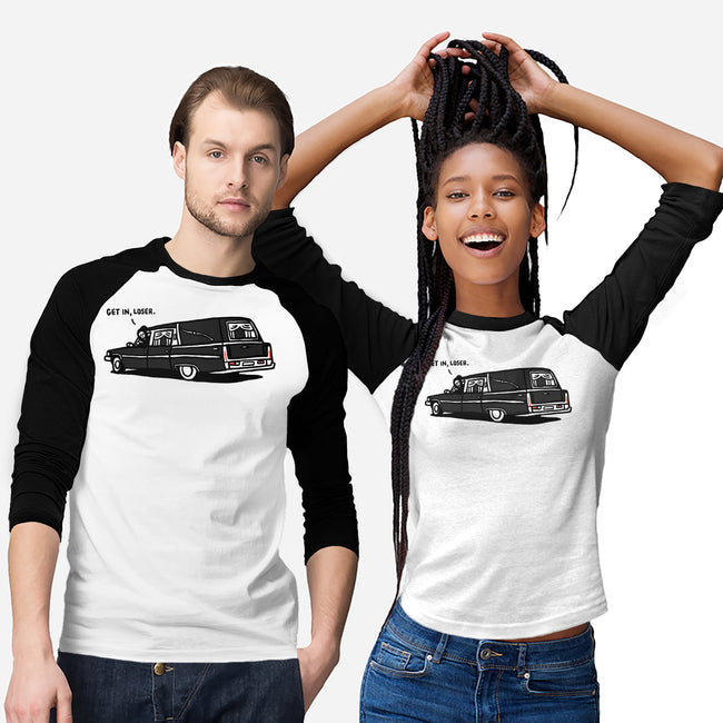 Get In Loser-Unisex-Baseball-Tee-rodrigobhz