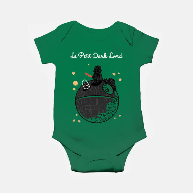 Le Petit Dark Lord Of The Sith-Baby-Basic-Onesie-rodrigobhz